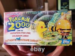 1 Brand New & Sealed Booster Box Pokemon Topps 2000 THE MOVIE Card Rare