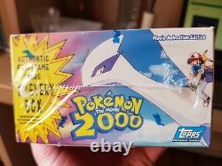 1 Brand New & Sealed Booster Box Pokemon Topps 2000 THE MOVIE Card Rare