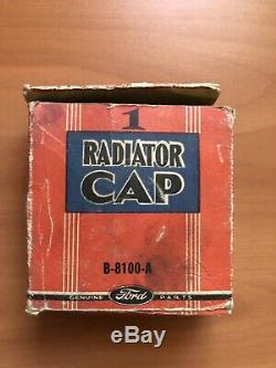 1932 Ford NOS B-8100-A Radiator Cap In Original Ford Box Rare! V8