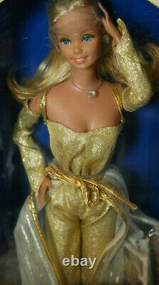 1980 GOLDEN DREAM BARBIE Rare Fabric VARIATION Superstar era Taiwan Quick Curl