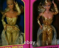 1980 GOLDEN DREAM BARBIE Rare Fabric VARIATION Superstar era Taiwan Quick Curl