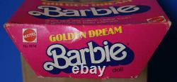 1980 GOLDEN DREAM BARBIE Rare Fabric VARIATION Superstar era Taiwan Quick Curl