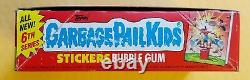 1986 Garbage Pail Kids Original 6th Series 6 GPK OS6 (BOX & 6 WAX PACKS) RARE