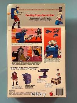 1986 LASER FIRE BRAVESTARR Action Figure MINT SEALED In Box RARE Mattel MIB