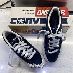 1990's Vintage Converse One Star Trainers UK4 New Boxed Rare New Old Stock