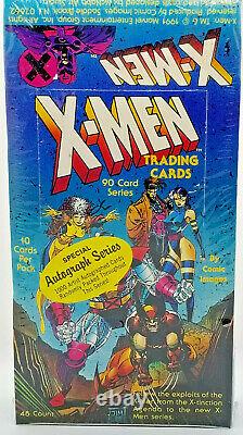 1991 Comic Images Jim Lee X-men Autograph Series Box 48 Packs Ultra Rare