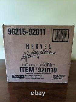 1992 Skybox Marvel Masterpieces Series 1 Sealed Box 36 Packs Very Rare Fasc Qty