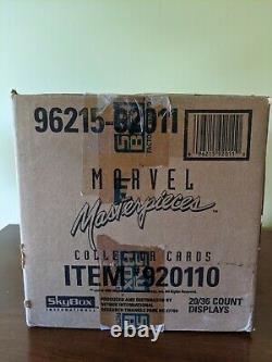 1992 Skybox Marvel Masterpieces Series 1 Sealed Box 36 Packs Very Rare Fasc Qty