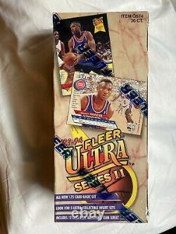 1993-94 Fleer Ultra Series 2 Nba Gravity Box Michael Jordan Shaq Psa Rare