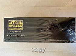 1995 Star Wars SW Premiere CCG Decipher Limited Booster black border Box sealed