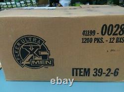 1996 Fleer X-men Retail Trading Card Factory Sealed Box (100 Packs)-rare