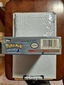 1999 Topps Rare Pokemon The First Movie Booster Box Factory Sealed Black logo