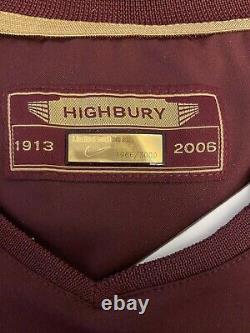 2005-06 Arsenal Highbury Home Limited Edition Boxed Shirt Extremely Rare Nike