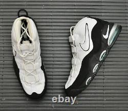 2012 Nike Air Max Uptempo 95 White Black Teal UK12 EUR47.5 BASKETBALL RARE