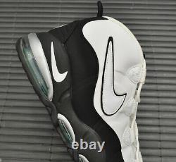 2012 Nike Air Max Uptempo 95 White Black Teal UK12 EUR47.5 BASKETBALL RARE