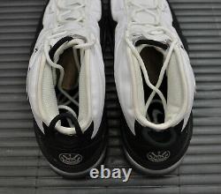 2012 Nike Air Max Uptempo 95 White Black Teal UK12 EUR47.5 BASKETBALL RARE