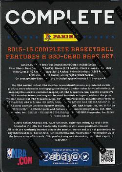 2015 2016 Panini COMPLETE NBA Blaster Box Packs Chance Rare Autograph Final Kobe
