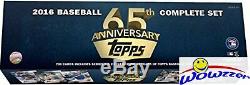 2016 Topps Baseball 65th Anniversary Limited Edition 700 Card Factory Set- Rare