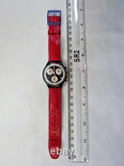 A Rare 1995 Swatch Chrono Watch'RALLYE' SCM403, New Batt, Boxed, Papers