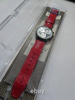 A Rare 1995 Swatch Chrono Watch'RALLYE' SCM403, New Batt, Boxed, Papers