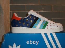 ADIDAS SUPERSTAR CITY SERIES TRIBUTE. Rare, UK9.5, US10, new, boxed