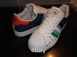 ADIDAS SUPERSTAR CITY SERIES TRIBUTE. Rare, UK9.5, US10, new, boxed