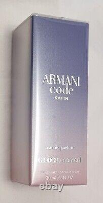 ARMANI CODE SATIN Eau de Parfum 30ml Spray (BRAND NEW SEALED BOXED) RARE