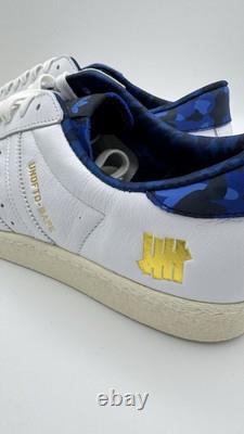 Adidas Superstar 80v Undefeated X BAPE New Boxed Rare Deadstock UK 10 UNDFTD