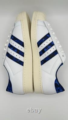 Adidas Superstar 80v Undefeated X BAPE New Boxed Rare Deadstock UK 10 UNDFTD