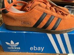 Adidas trimm Star Trainers Size 8.5 Pumpkin C/W Brand New Tagged Rare Sneakers
