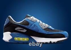 Air Max 90 Atlantic Blue/Volt Yellow, UK 11, Rare US/Asia Release, Brand New in Box