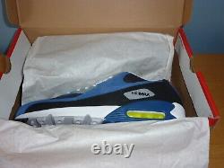 Air Max 90 Atlantic Blue/Volt Yellow, UK 11, Rare US/Asia Release, Brand New in Box