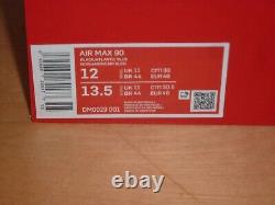 Air Max 90 Atlantic Blue/Volt Yellow, UK 11, Rare US/Asia Release, Brand New in Box