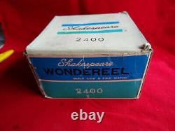 An X-rare Old Shop Stock Boxed Shakespeare Wondereel 2400 Spinning Reel