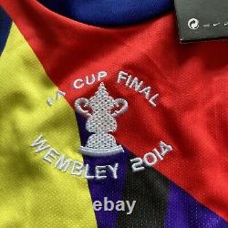 Arsenal f. C. London 20 years nike FA cup Wembley 2014 mega rare new in box XL