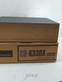 BRAND NEW BOXED Sansui Audio Accessory Case CB-K330A BLACK vintage retro RARE