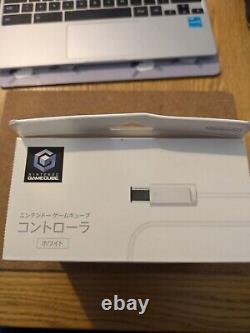 BRAND NEW NINTENDO Official Boxed Nintendo GameCube Controller WHITE RARE