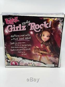 BRATZ GIRLZ REALLY ROCK JADE PUNK ROCK REBEL Rare HTF Toy MGA NEW IN BOX