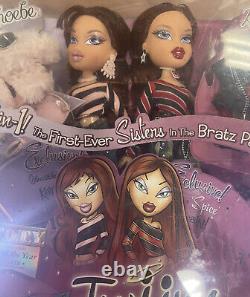BRATZ Twiins 2-in1! Phoebe & Roxxi Doll Set 1st Edition NEW in Box RARE