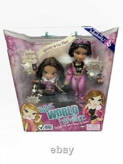 BRATZ WORLD FAMILIEZ YASMIN AND HER MOM Rare HTF TOY DOLL MGA NEW IN BOX