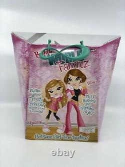 BRATZ WORLD FAMILIEZ YASMIN AND HER MOM Rare HTF TOY DOLL MGA NEW IN BOX