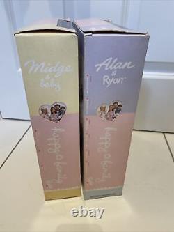 Barbie Midge & Baby, Alan & Ryan 2002 Boxes Never Open Rare