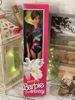 Barbie Teresa Vintage Doll Tropical NRFB BOXED RARE HTF Hispanic 1985 Fab Cond