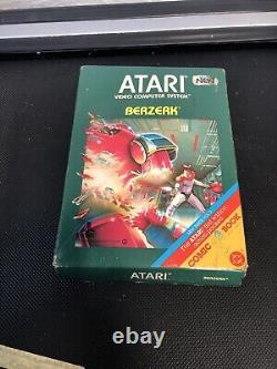 Berzerk Atari 2600 Rare 1982 Vintage Video Game Sealed New Boxed Green Box NTSC