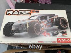 Boxed Kyosho rage ve rare brushless rc car Mint Condition