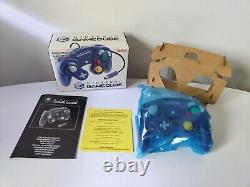 Brand New Boxed! Official Nintendo Gamecube Controller Indigo/clear Rare