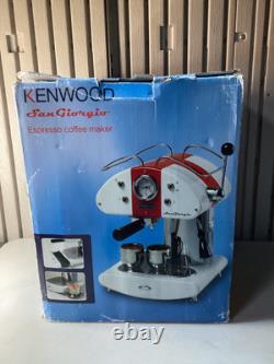 Brand New Kenwood Retro San Giorgio Espresso Coffee Machine Very Rare/Boxed