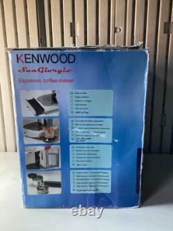 Brand New Kenwood Retro San Giorgio Espresso Coffee Machine Very Rare/Boxed