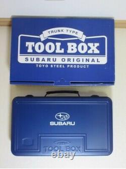 Brand New Rare Subaru Blue Toolbox Boxed Collectors Impreza Wrx Sti Jdm Gc8 Gdb