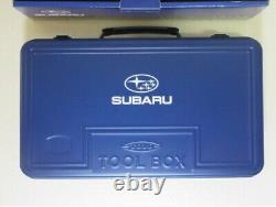 Brand New Rare Subaru Blue Toolbox Boxed Collectors Impreza Wrx Sti Jdm Gc8 Gdb